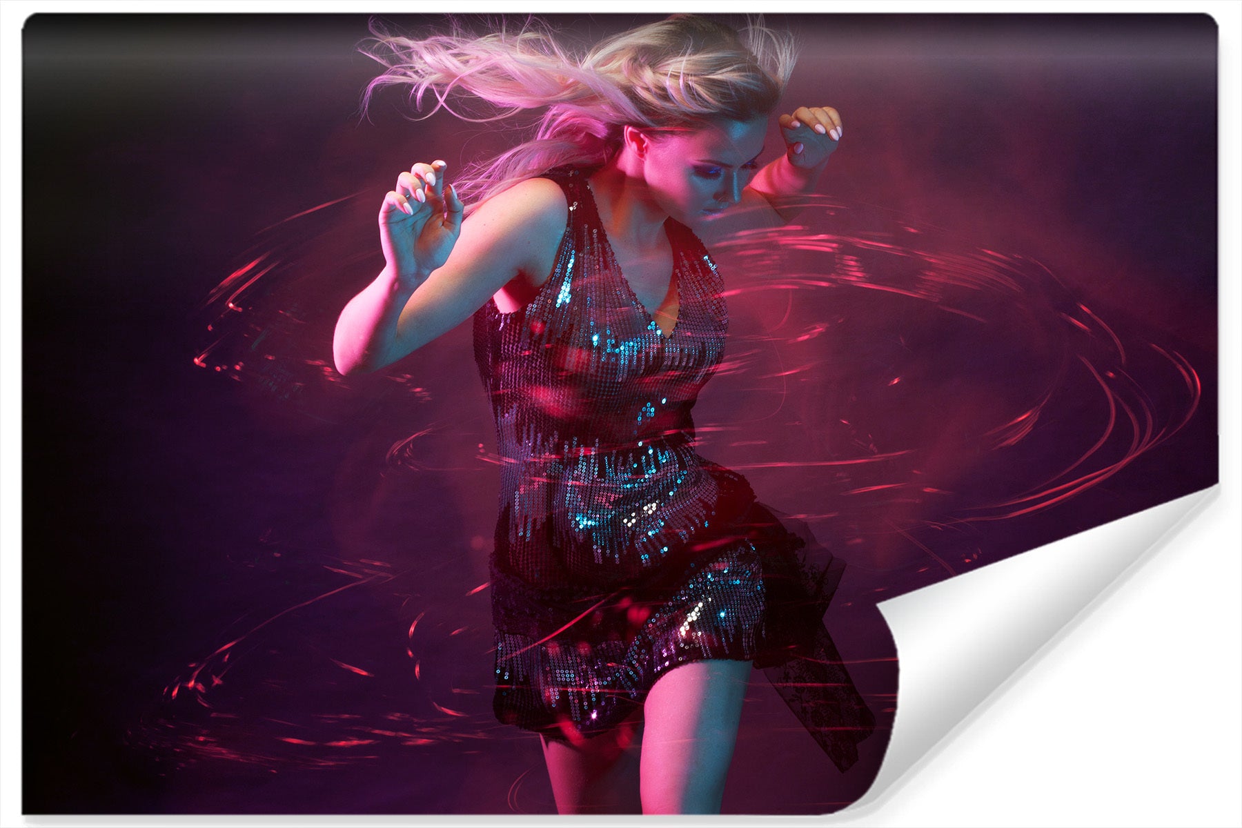 Fototapet Ung Kvinne I Dans