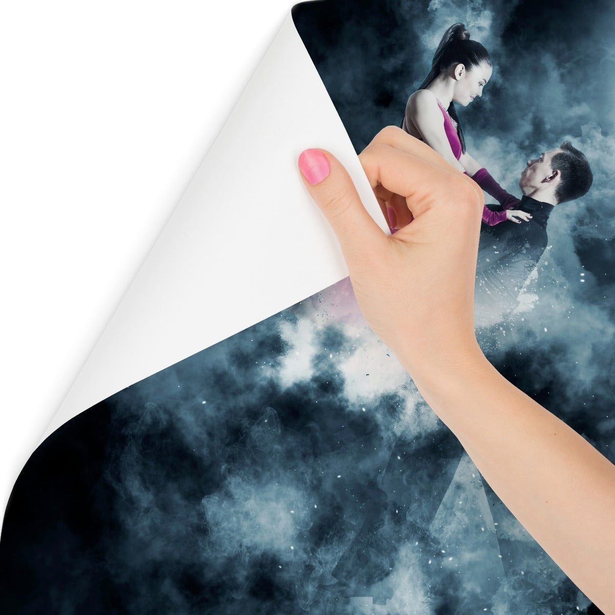 Fototapet Et Par Balldansere Under Forestillingen