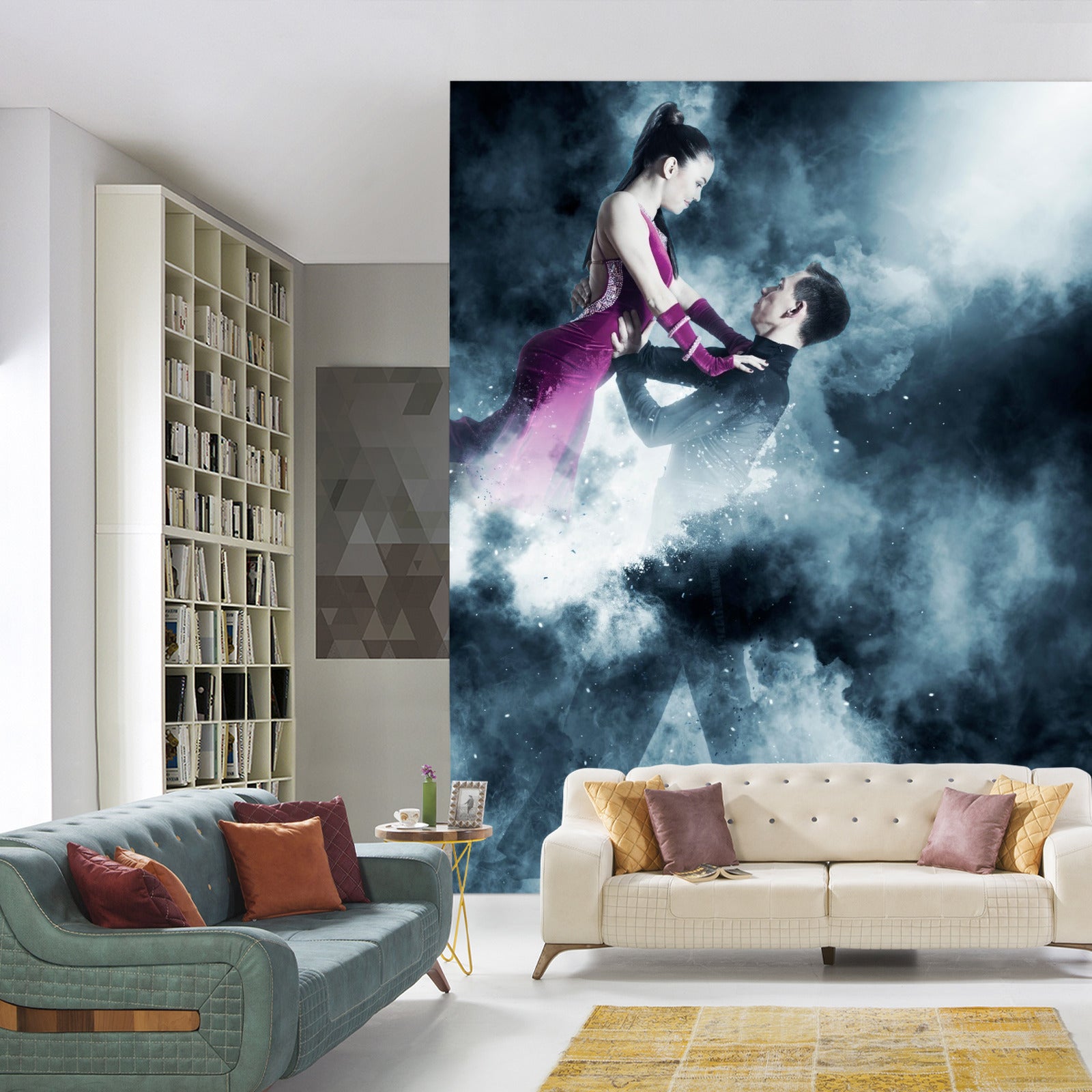 Fototapet Et Par Balldansere Under Forestillingen