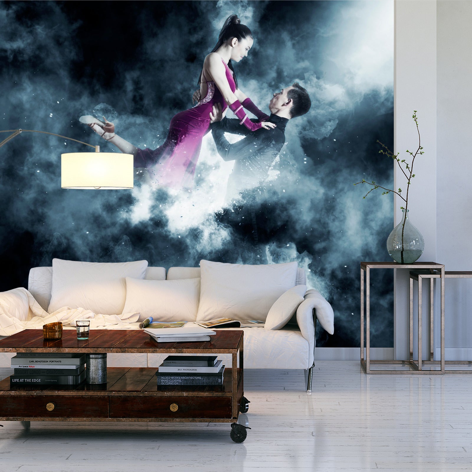 Fototapet Et Par Balldansere Under Forestillingen