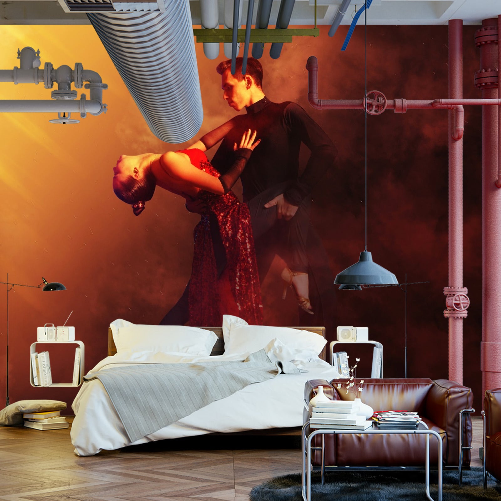 Fototapet Par Danser Tango