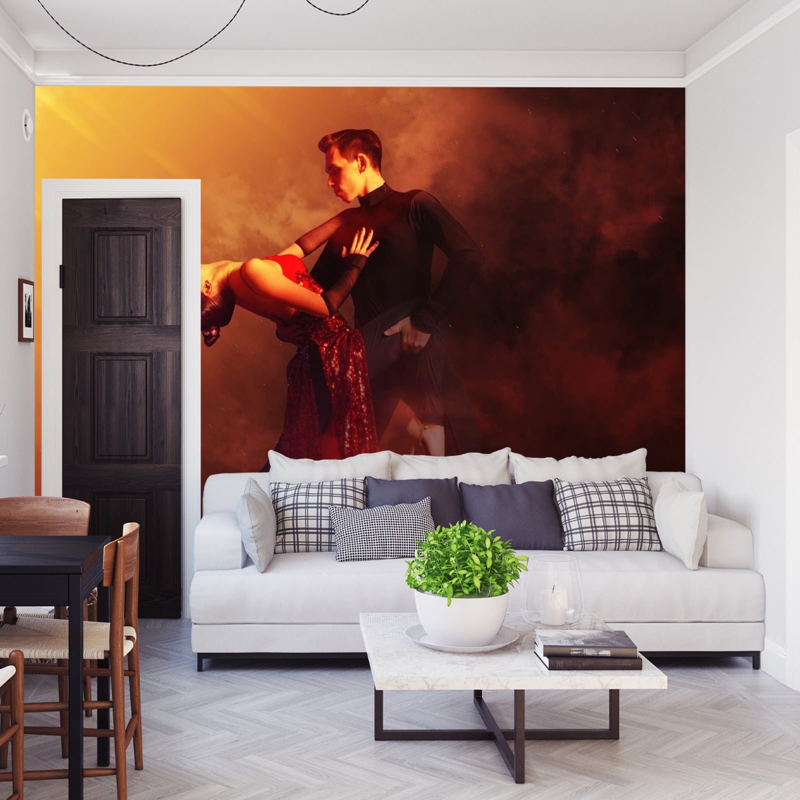 Fototapet Par Danser Tango