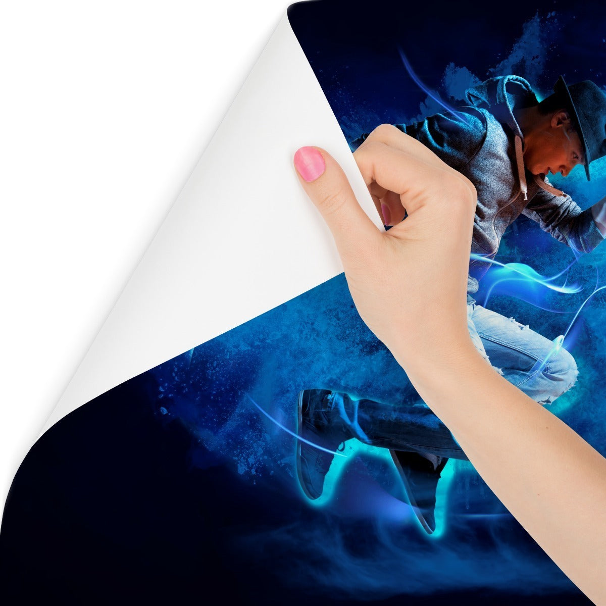 Fototapet Danser Under En Forestilling Med Spesialeffekter