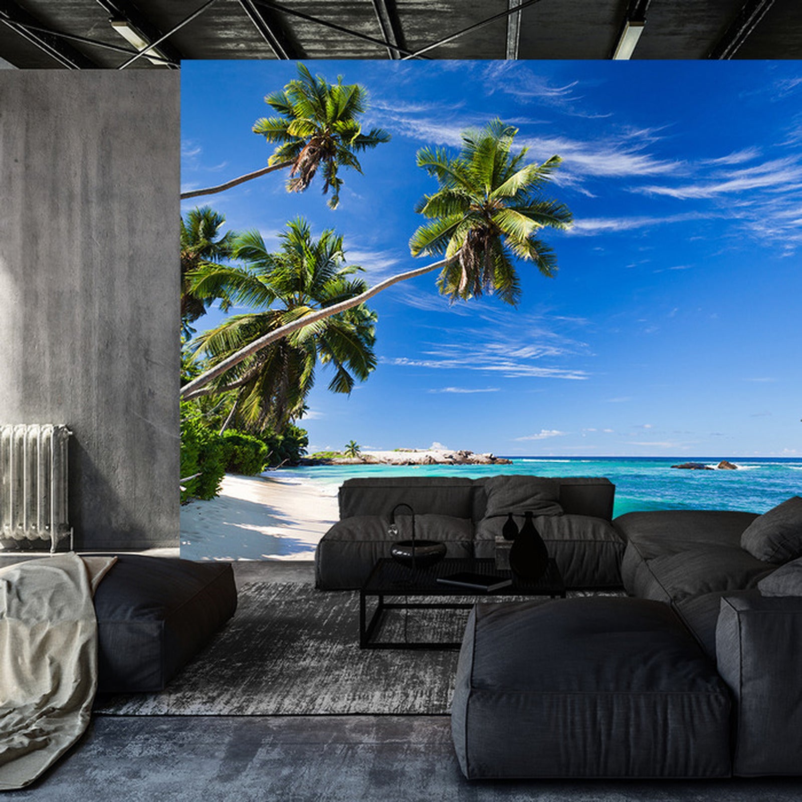Fototapet Beach Ocean Palmer