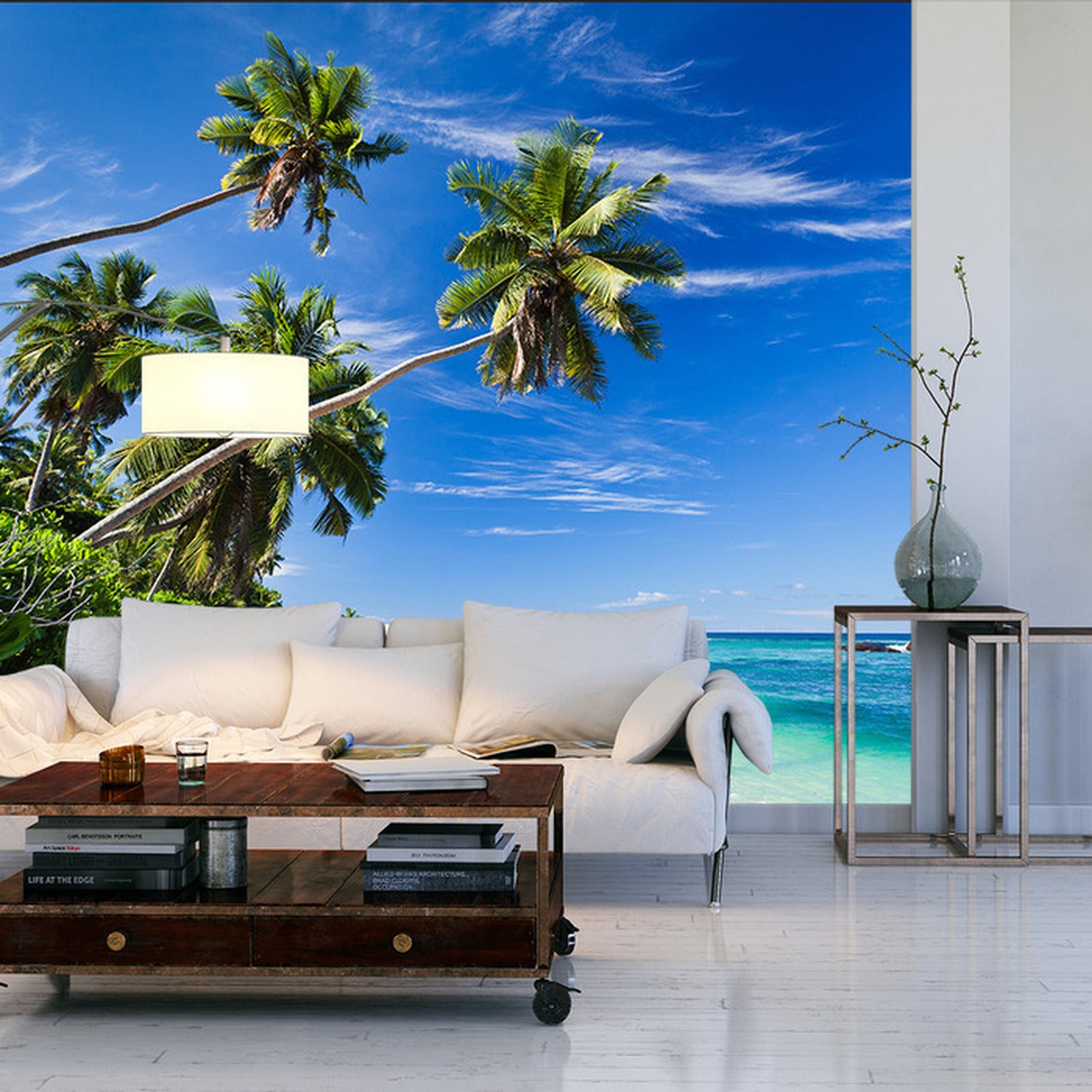Fototapet Beach Ocean Palmer