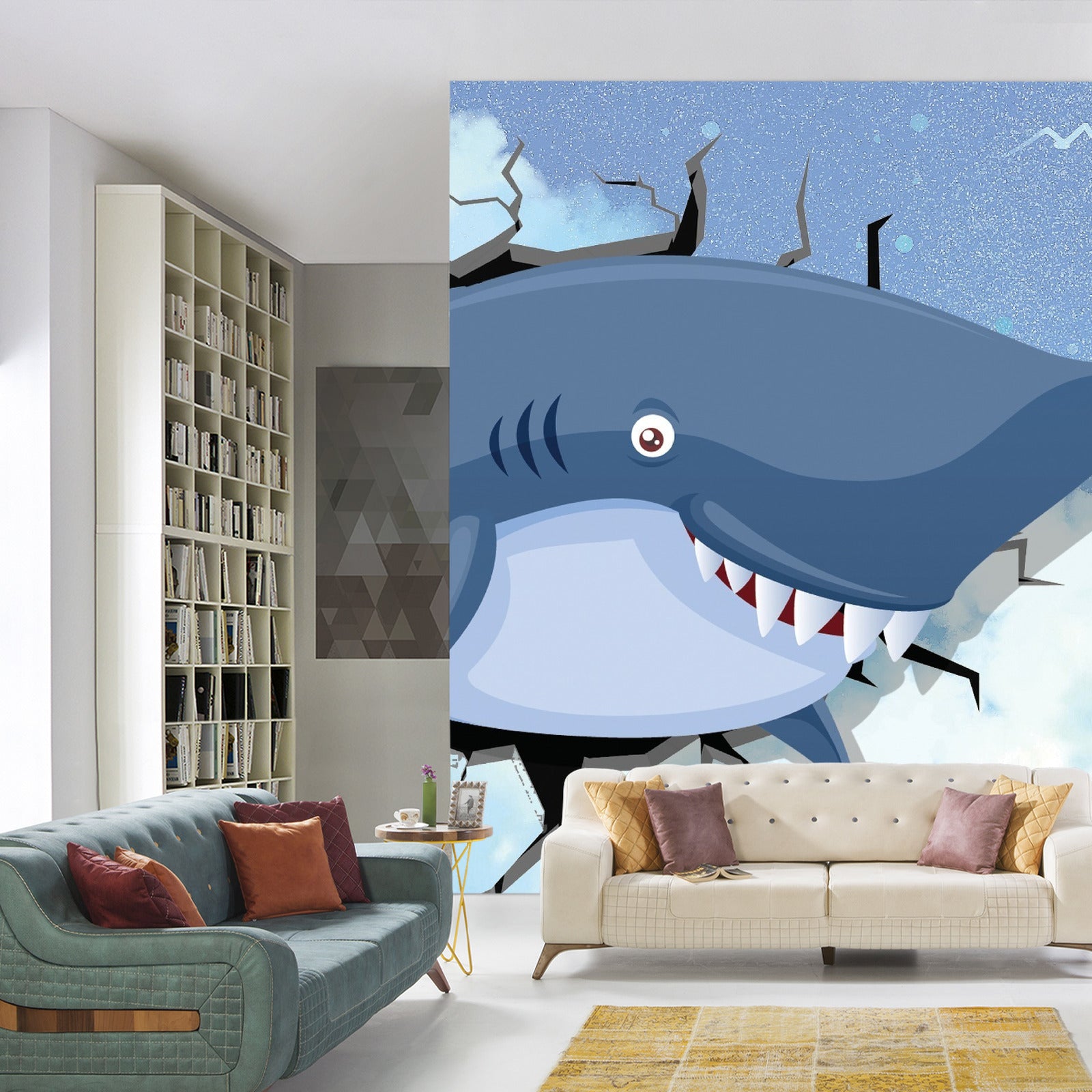 Fototapet Hai På Himmelen