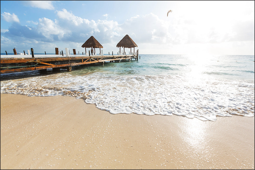 Fototapet Beach Sun Bridge