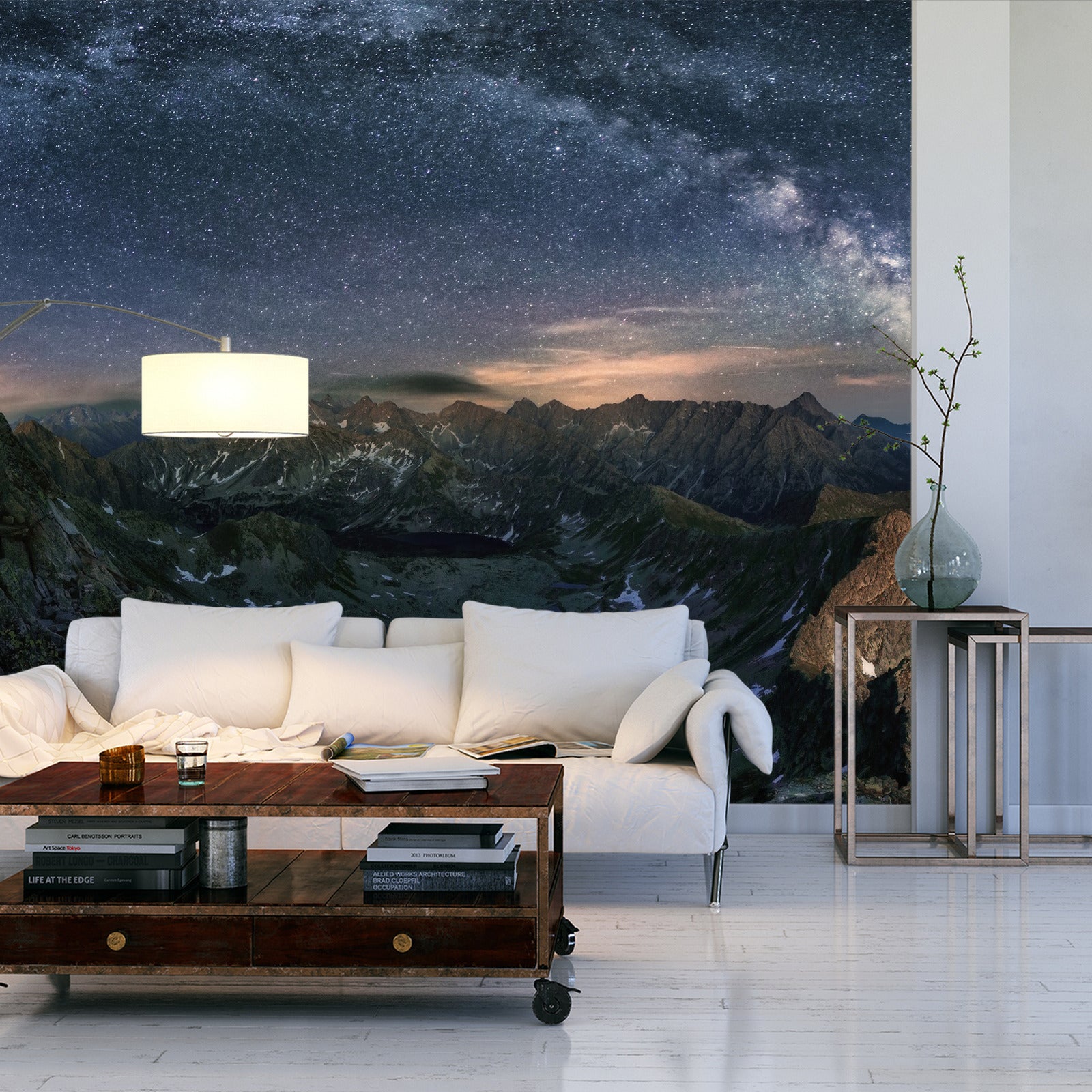 Fototapet Melkeveien Over Tatrafjellene