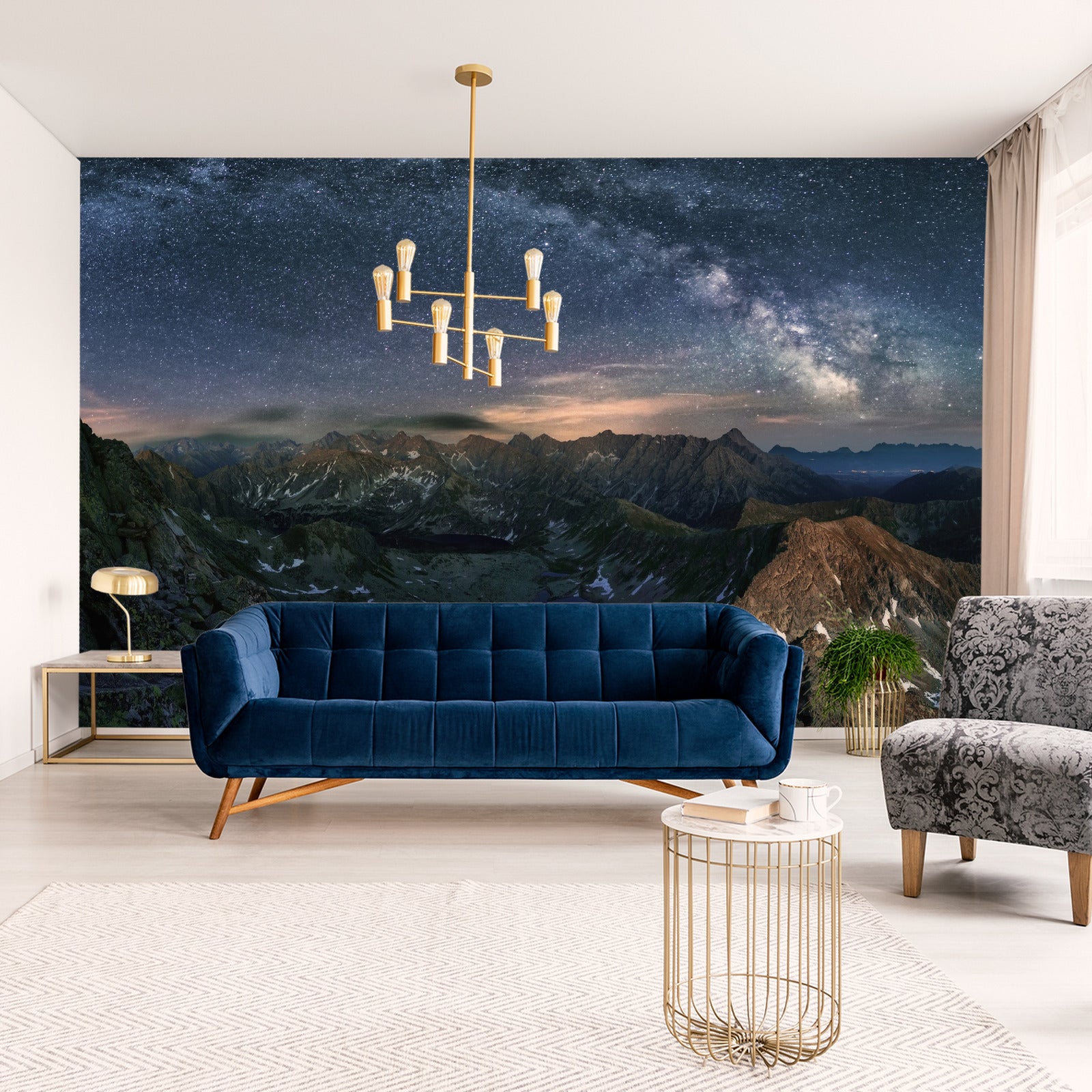 Fototapet Melkeveien Over Tatrafjellene