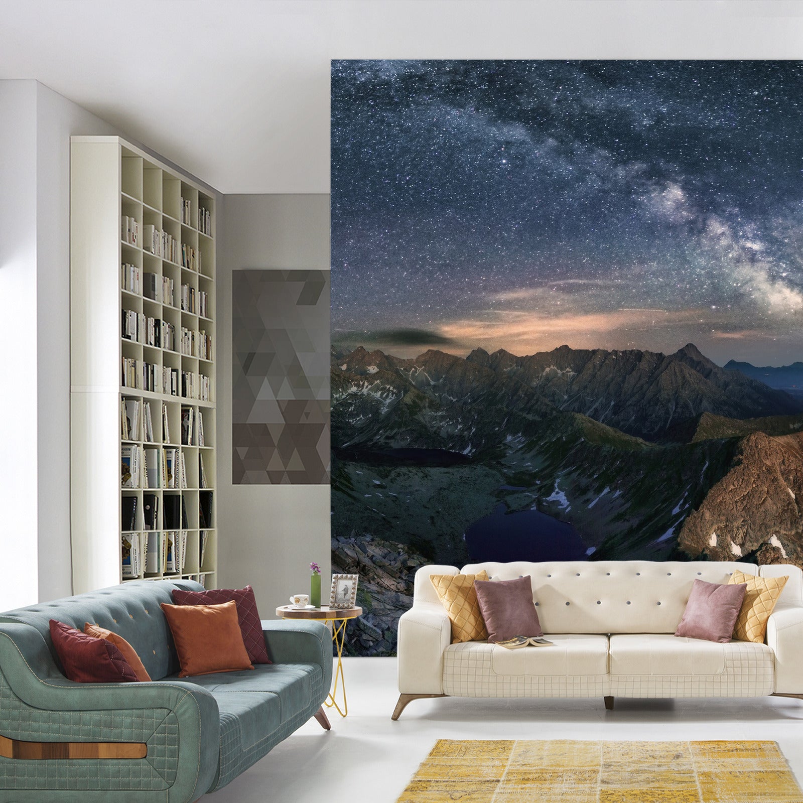 Fototapet Melkeveien Over Tatrafjellene