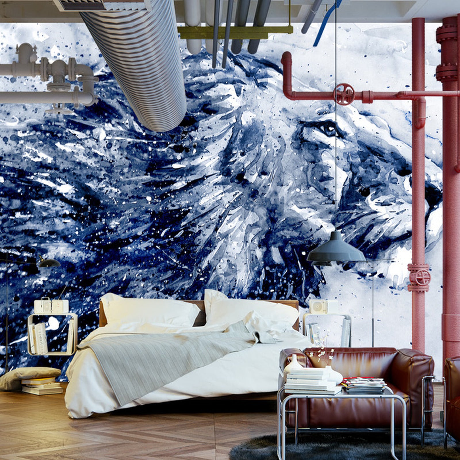 Fototapet Majestetisk Løve