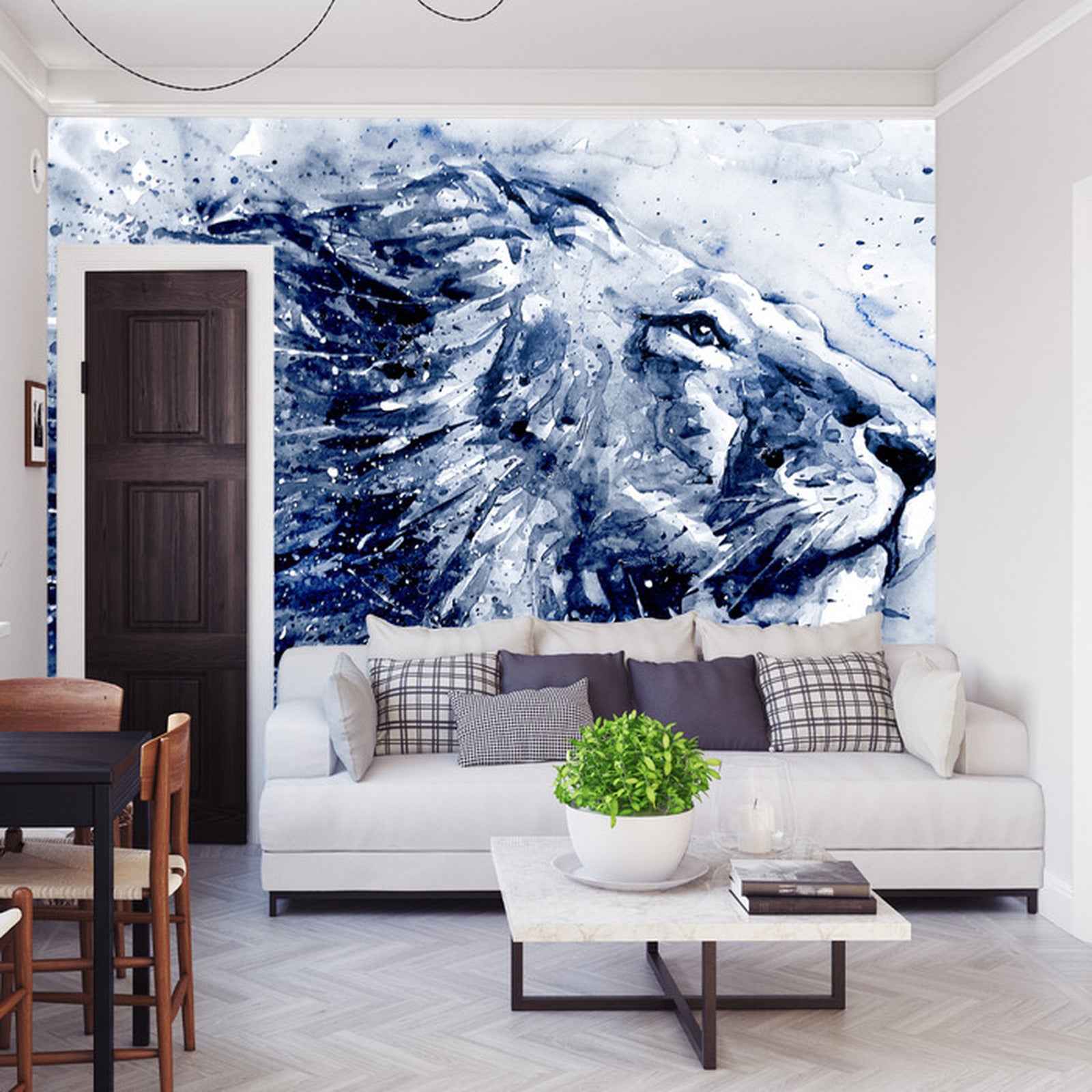 Fototapet Majestetisk Løve