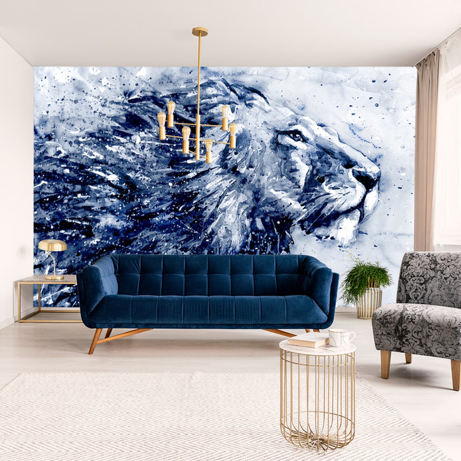 Fototapet Majestetisk Løve