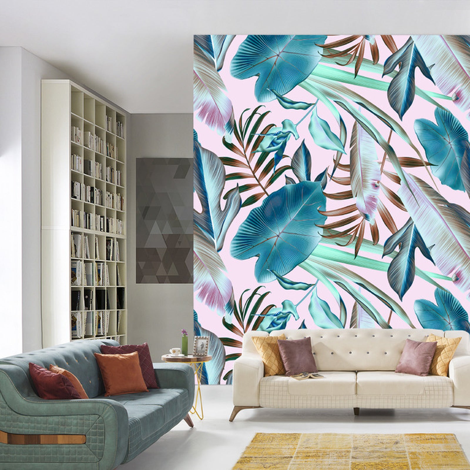 Fototapet Løv Til Stuen