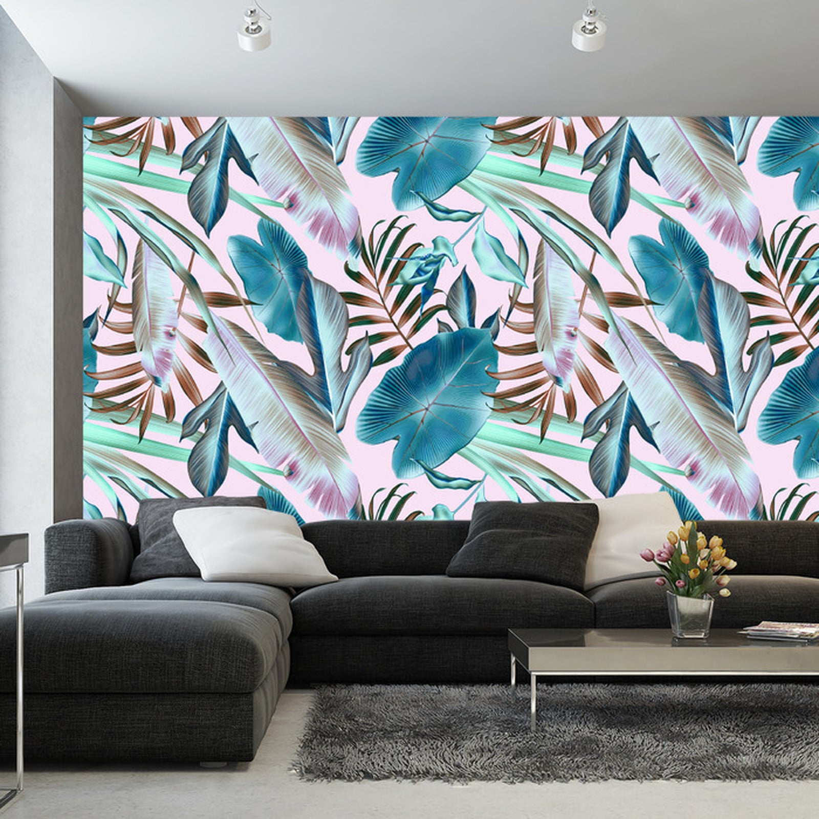 Fototapet Løv Til Stuen