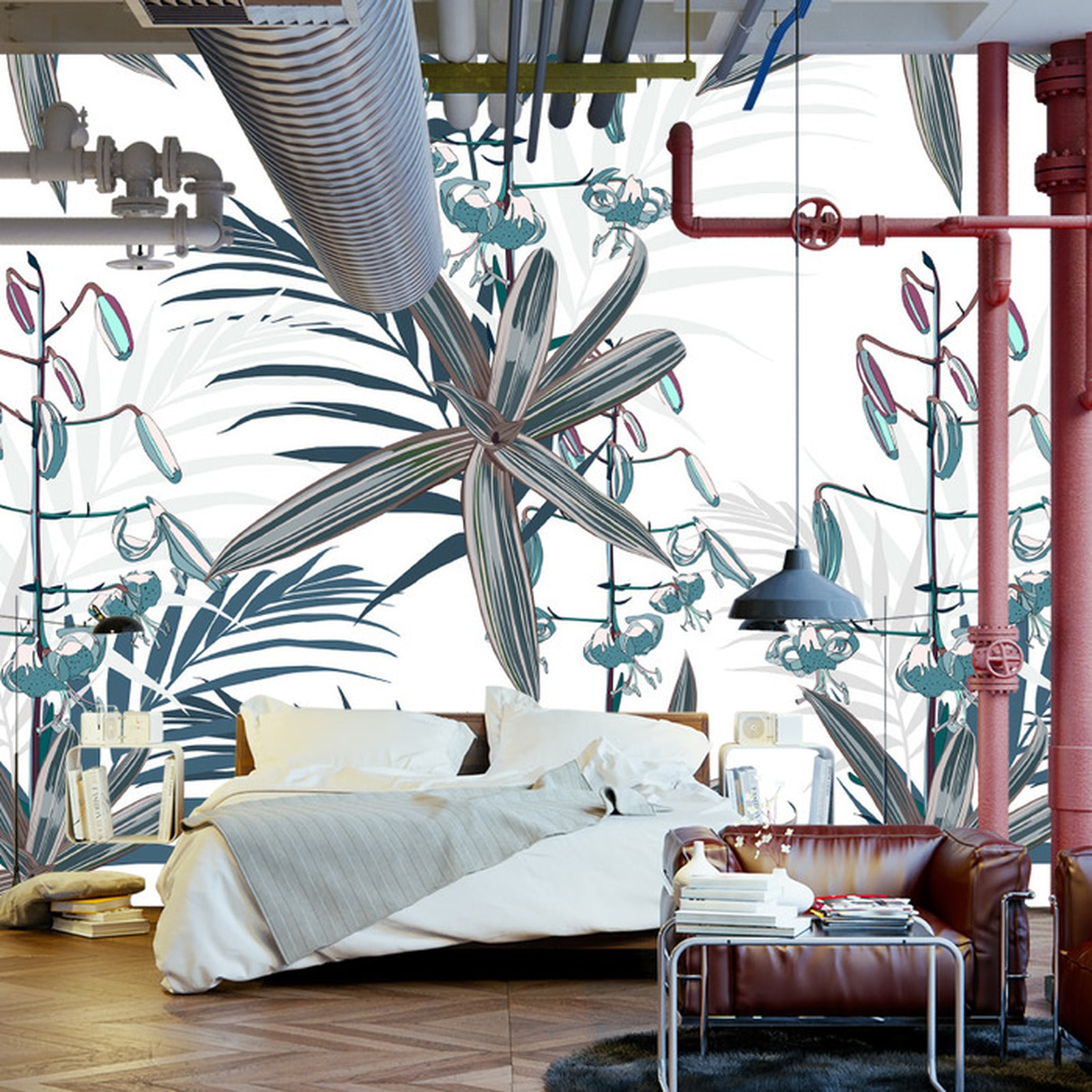 Fototapet Blader Naturen