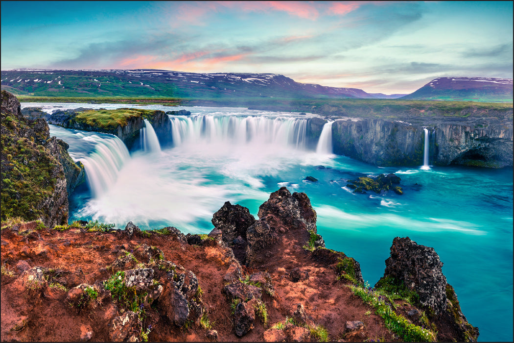 Fototapet Godafoss Foss