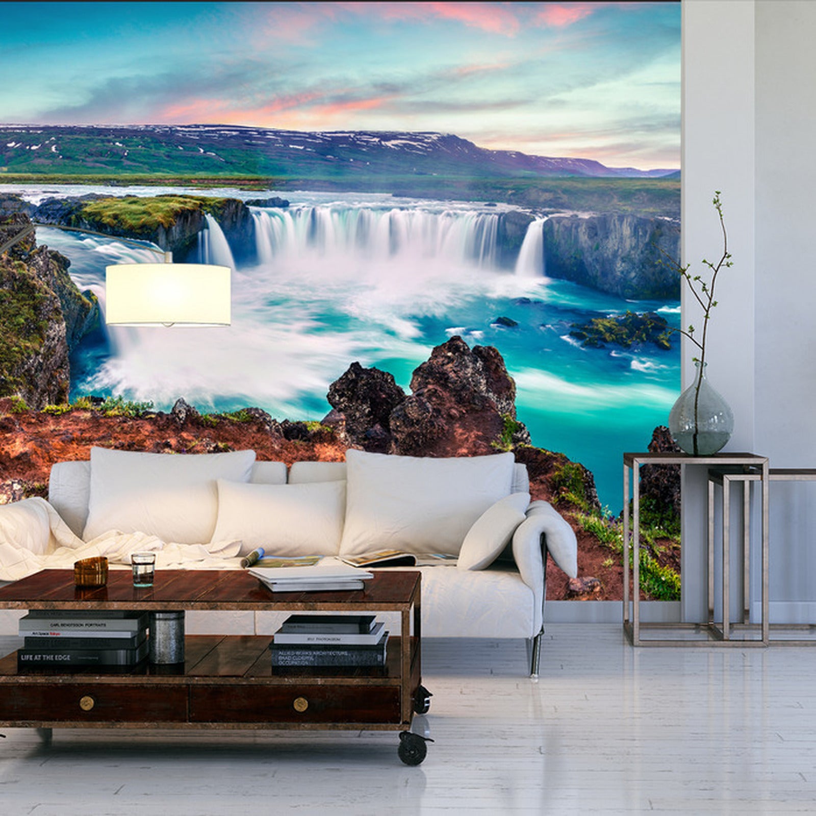 Fototapet Godafoss Foss