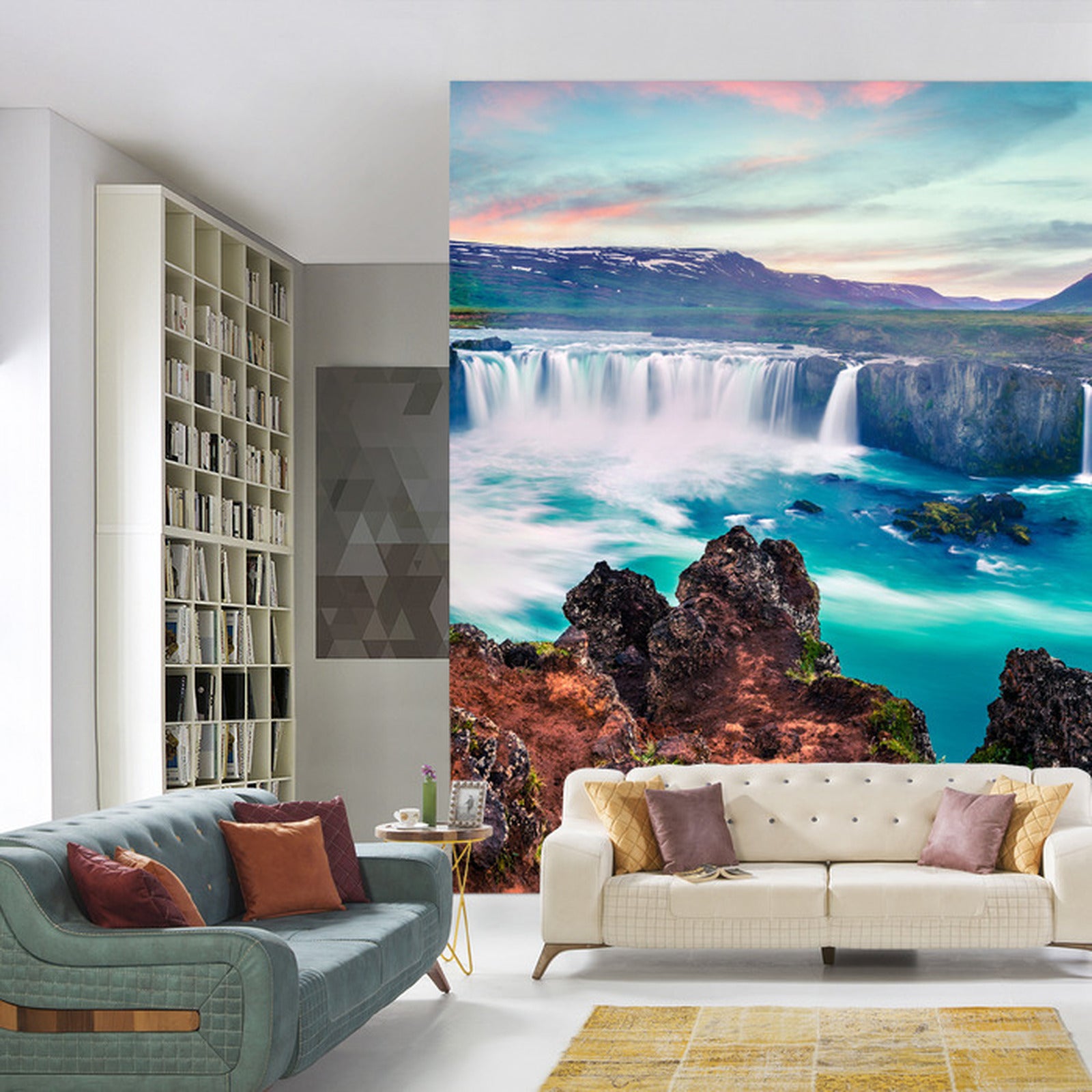 Fototapet Godafoss Foss