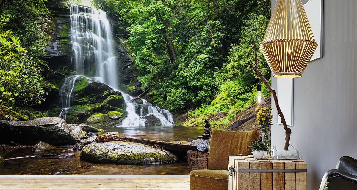 Fototapet Veggmaleri Cascade Fossen