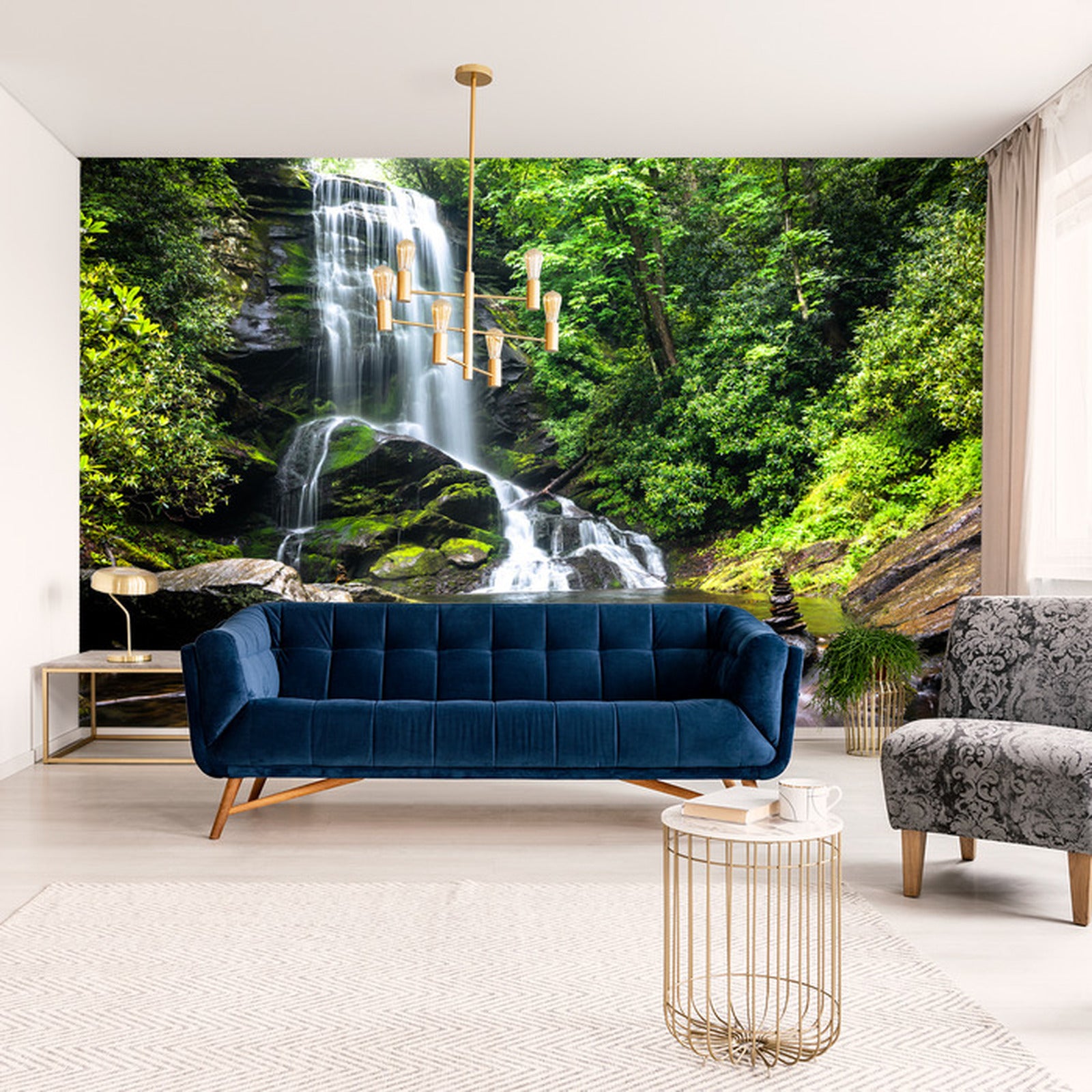 Fototapet Veggmaleri Cascade Fossen