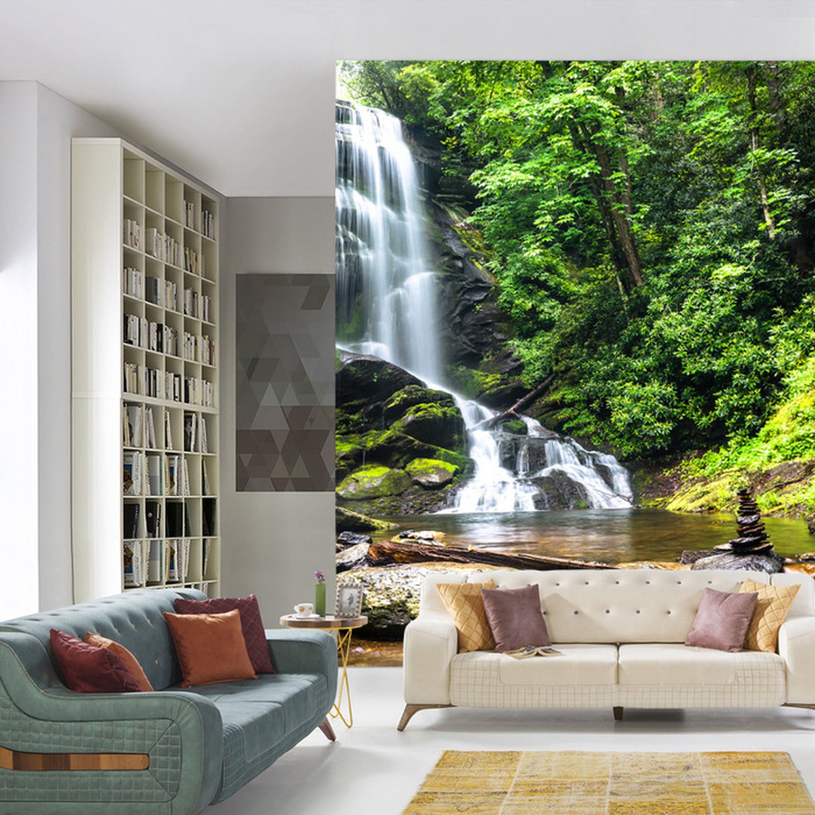 Fototapet Veggmaleri Cascade Fossen