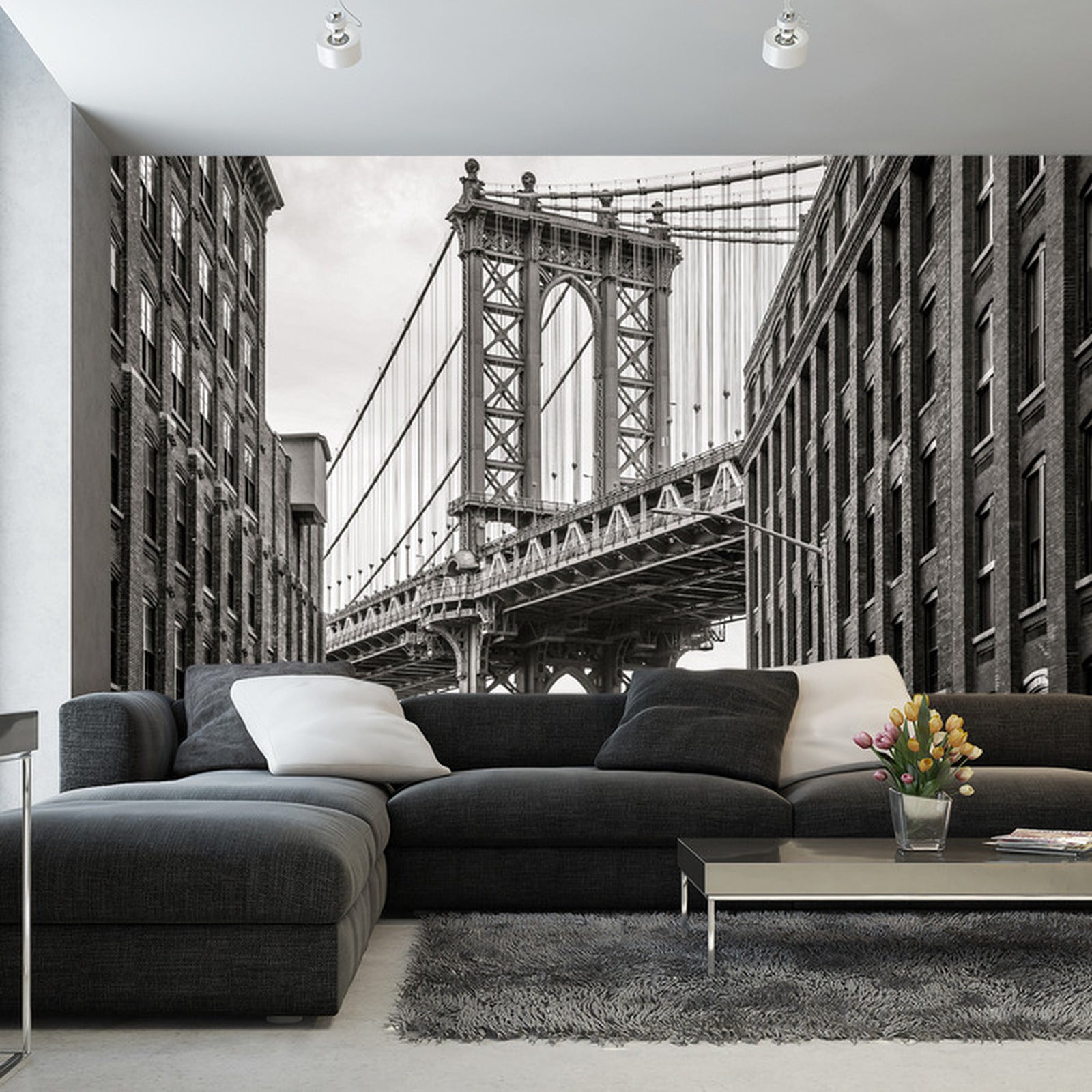 Fototapet Bridge I New York City