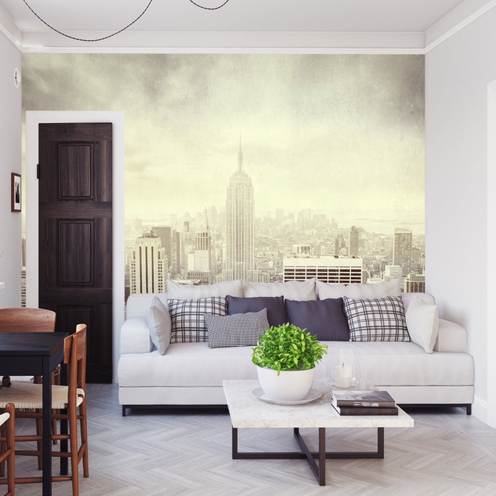 Fototapet Utsikt Over New York City