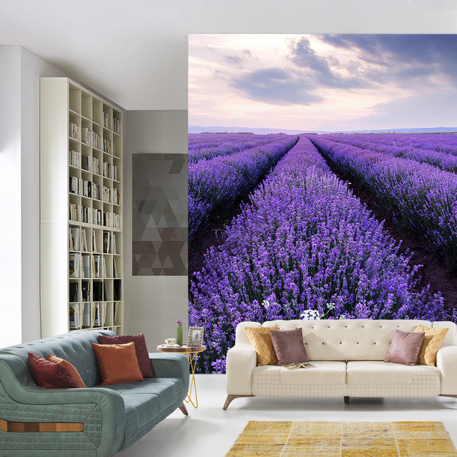 Fototapet lavendel-blomster