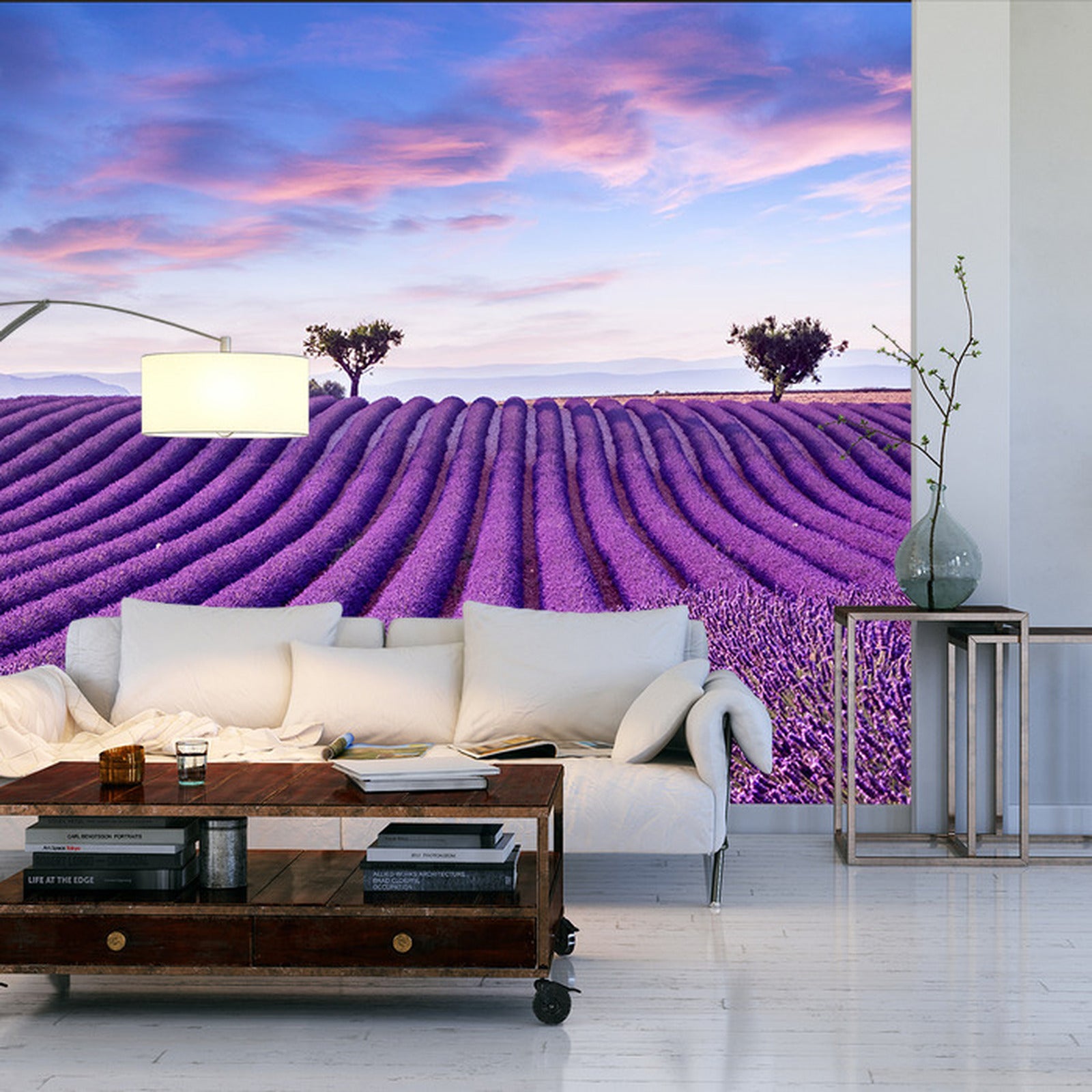 Fototapet Lavendelslette