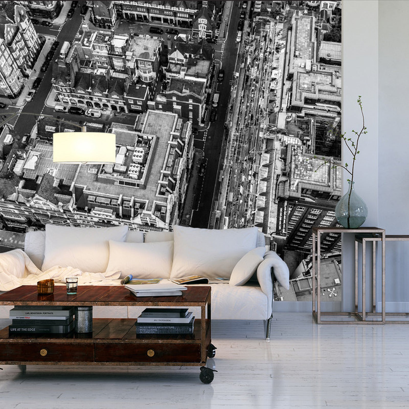 Fototapet London Svart Og Hvitt