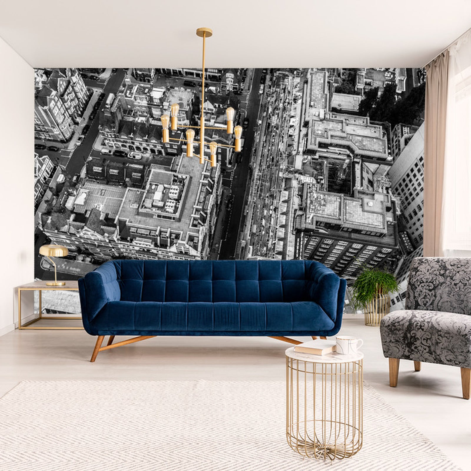 Fototapet London Svart Og Hvitt