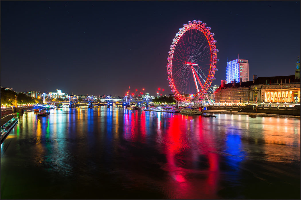 Fototapet London Om Natten