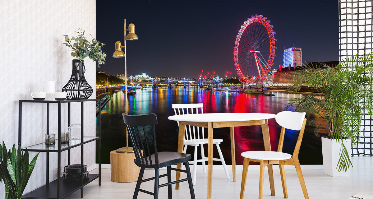 Fototapet London Om Natten