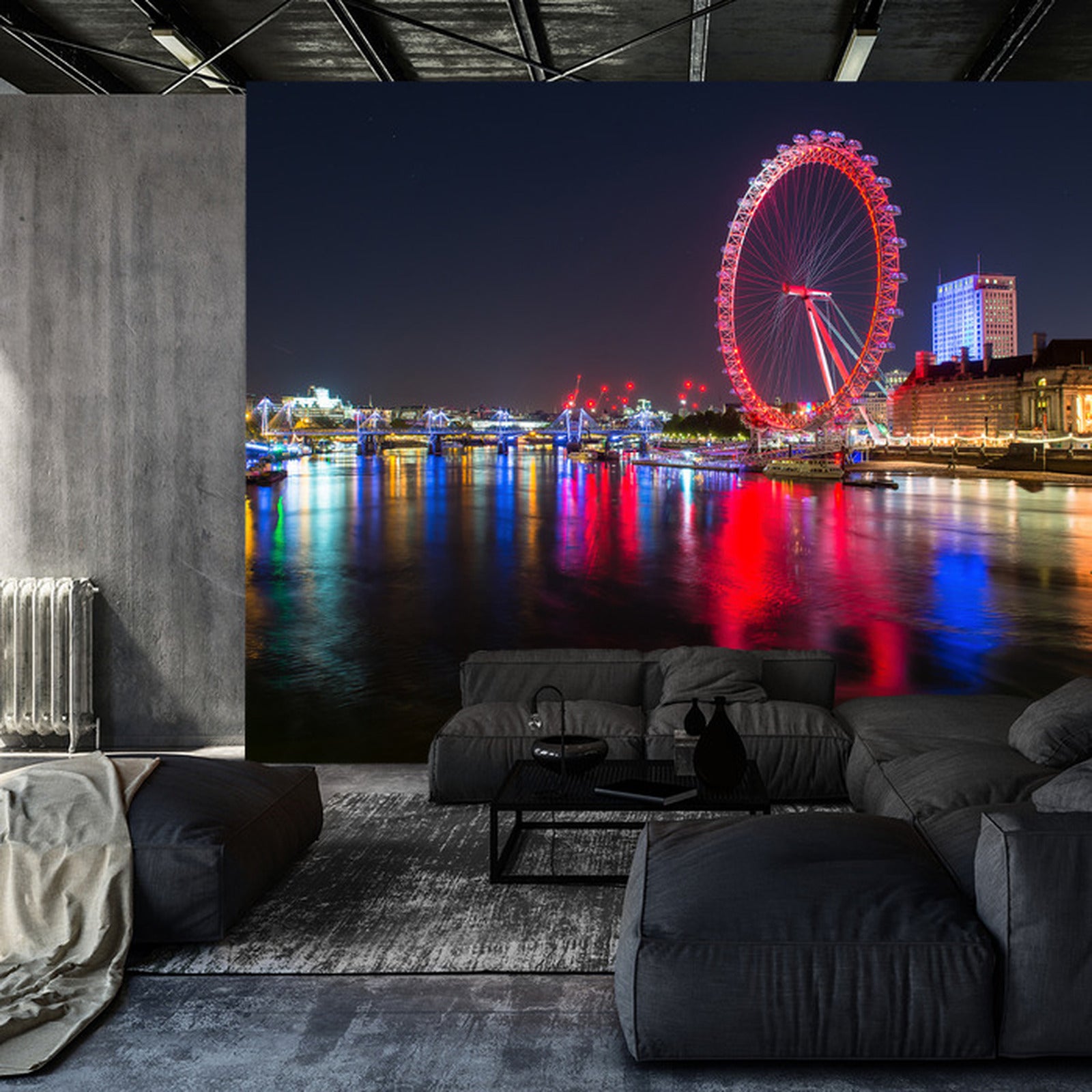 Fototapet London Om Natten