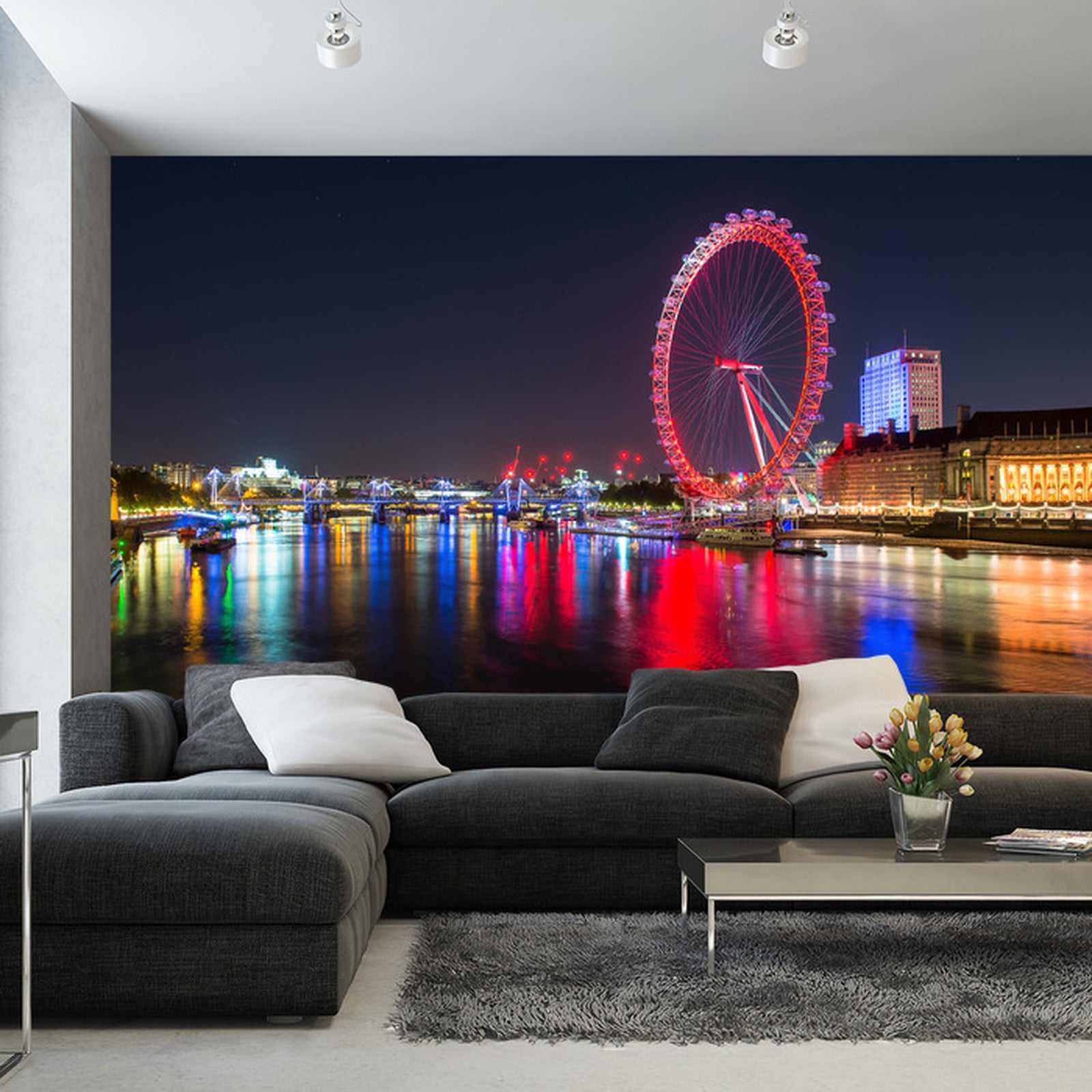 Fototapet London Om Natten