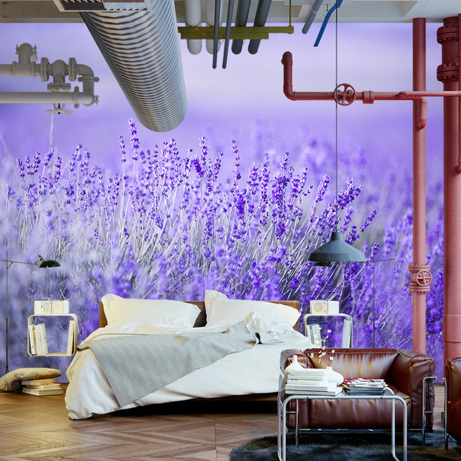 Fototapet Lavendel-blomster 6