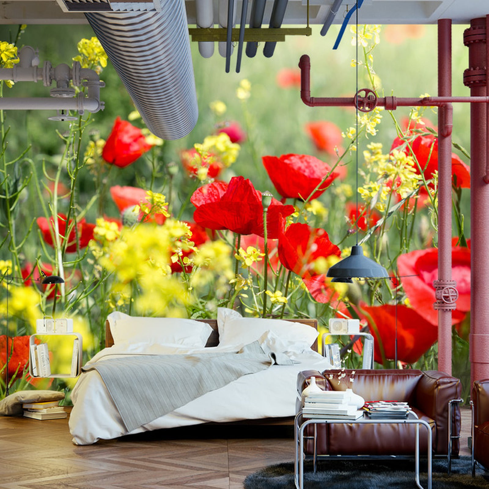 Fototapet Poppies Meadow