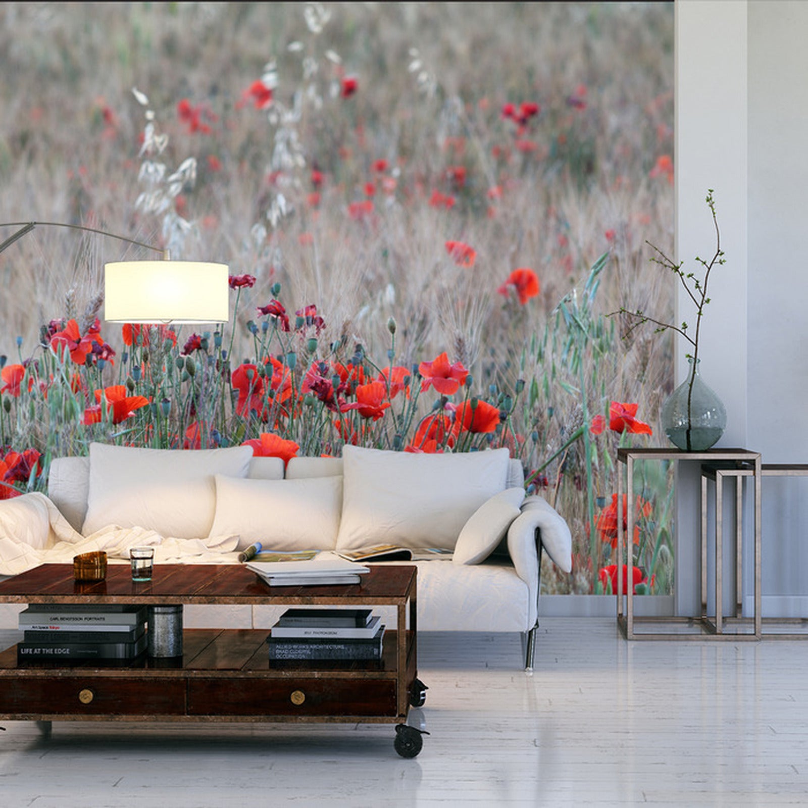 Fototapet Valmuefelt