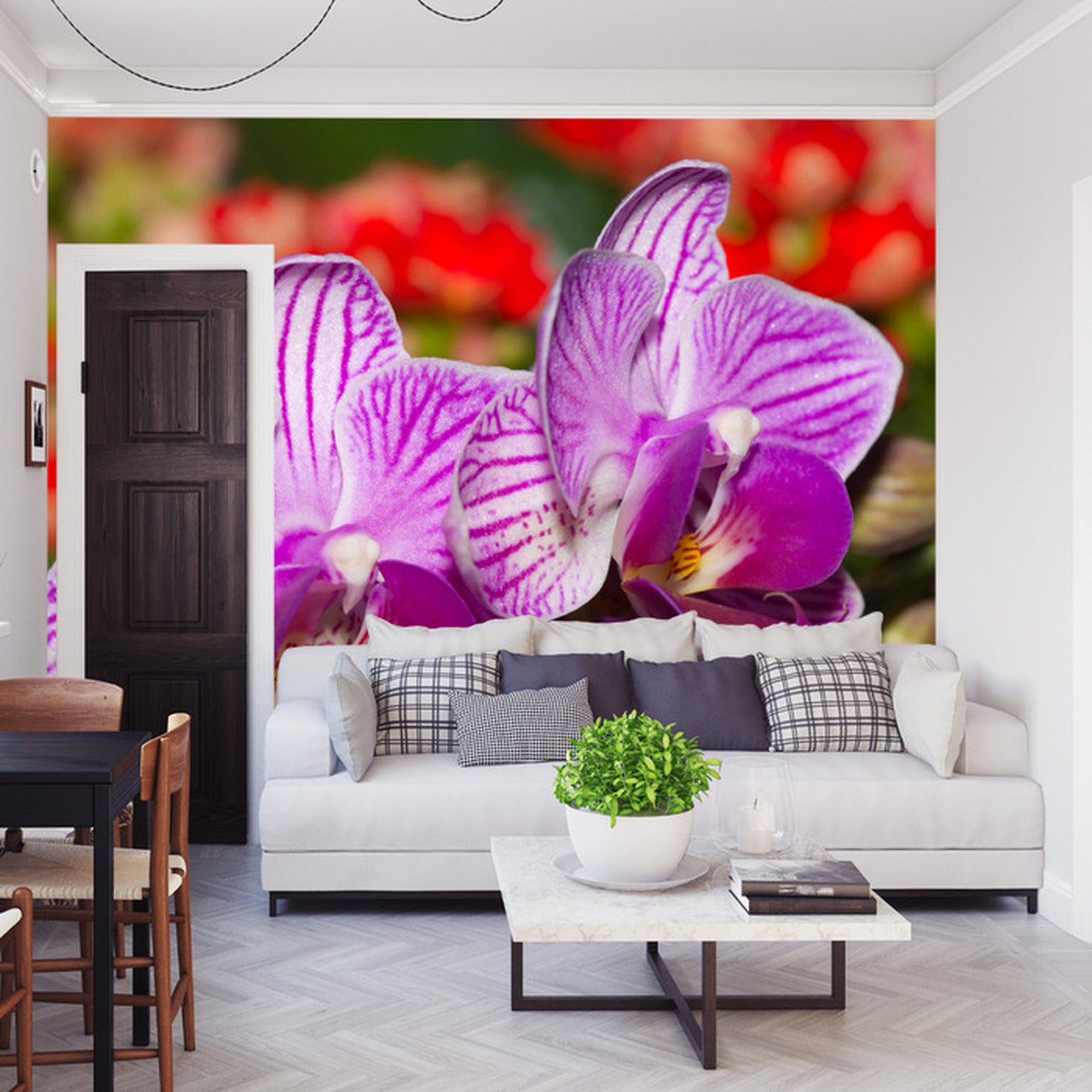 Fototapet Optisk Orchid 3D