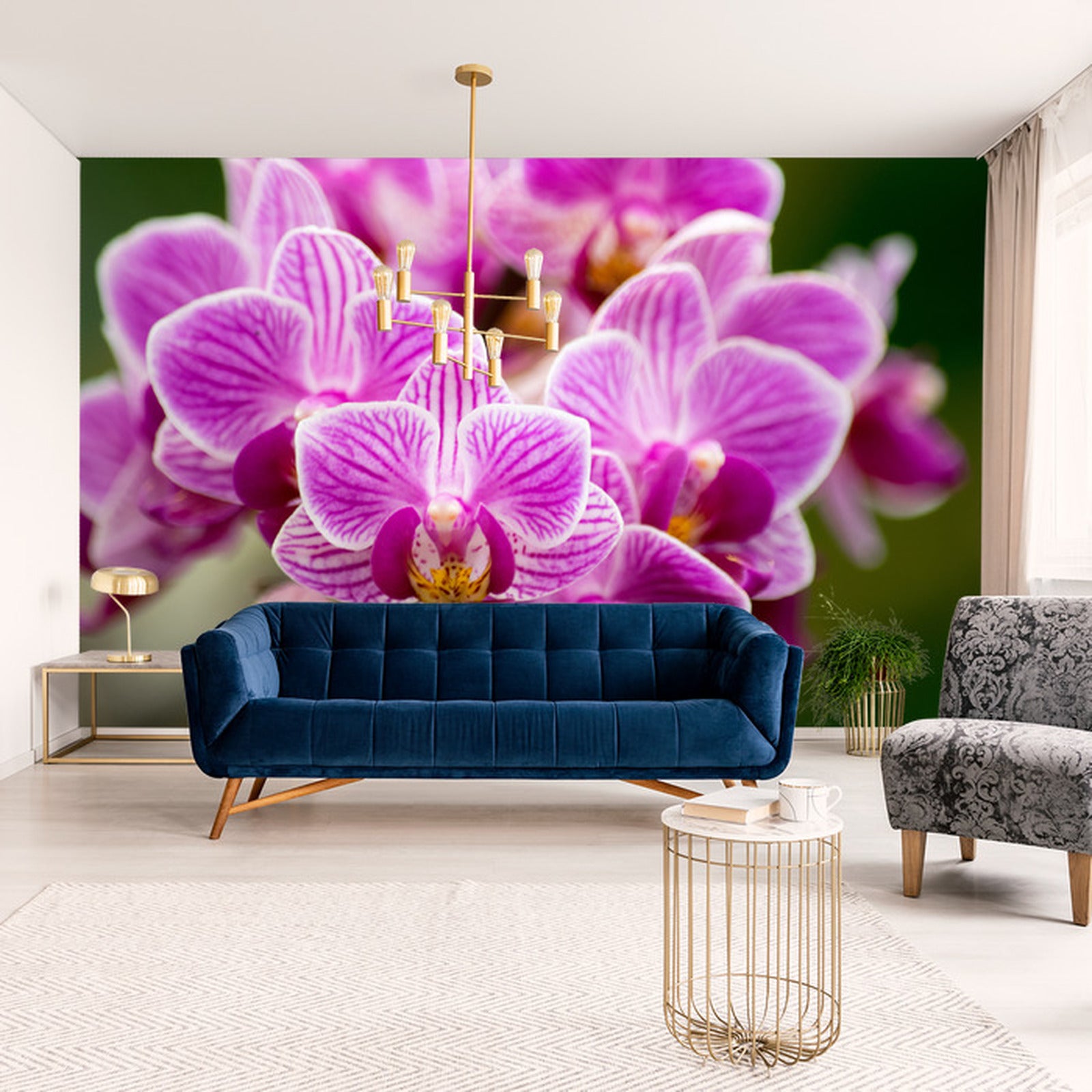 Fototapet Orkidébukett