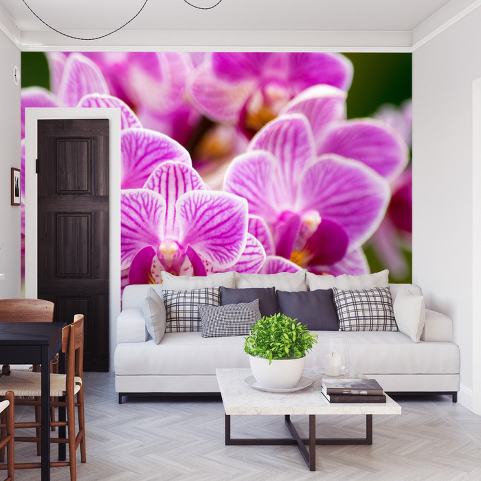 Fototapet Orkidébukett