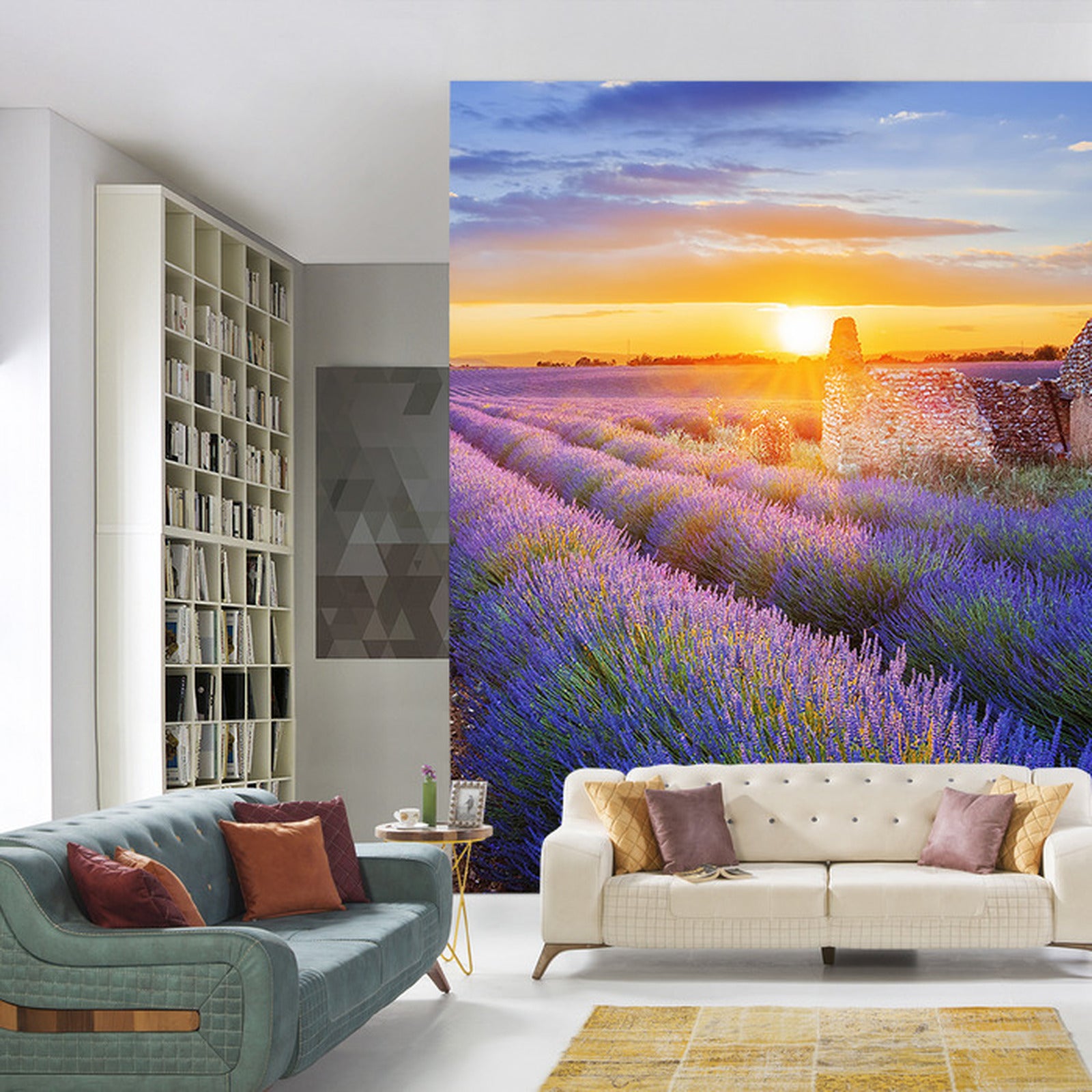 Fototapet lavendel-blomster 4