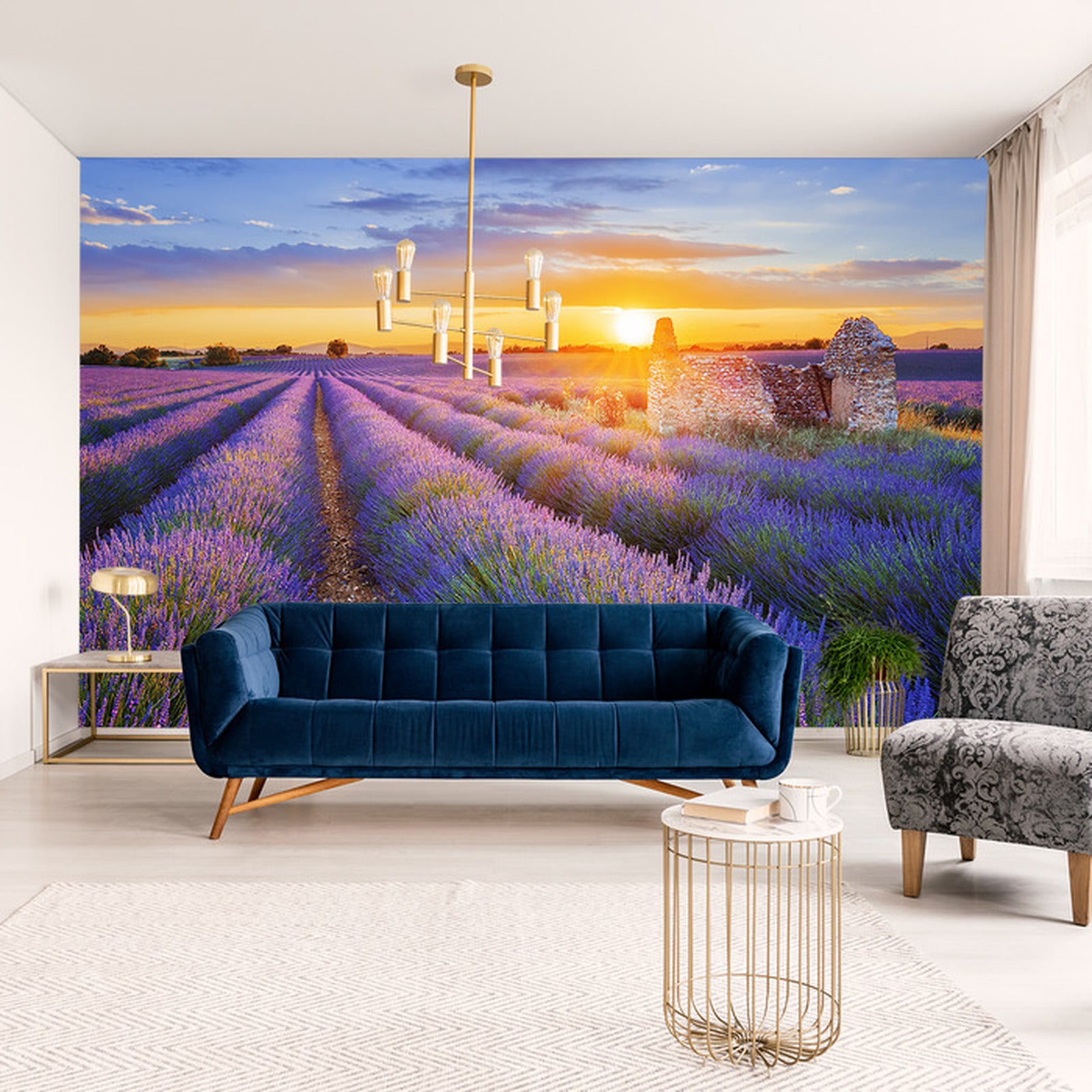 Fototapet lavendel-blomster 4