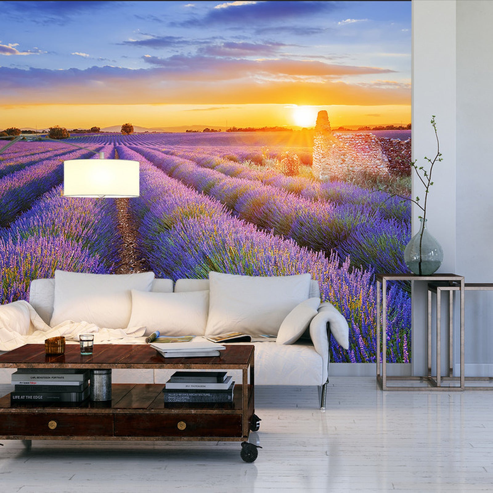 Fototapet lavendel-blomster 4