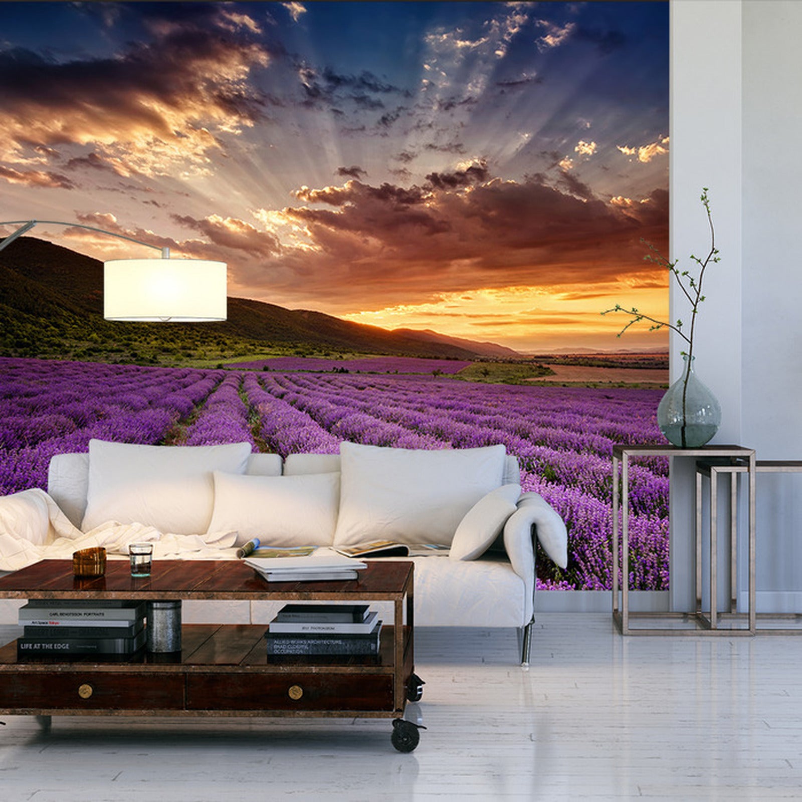 Fototapet Lavendelslette 2