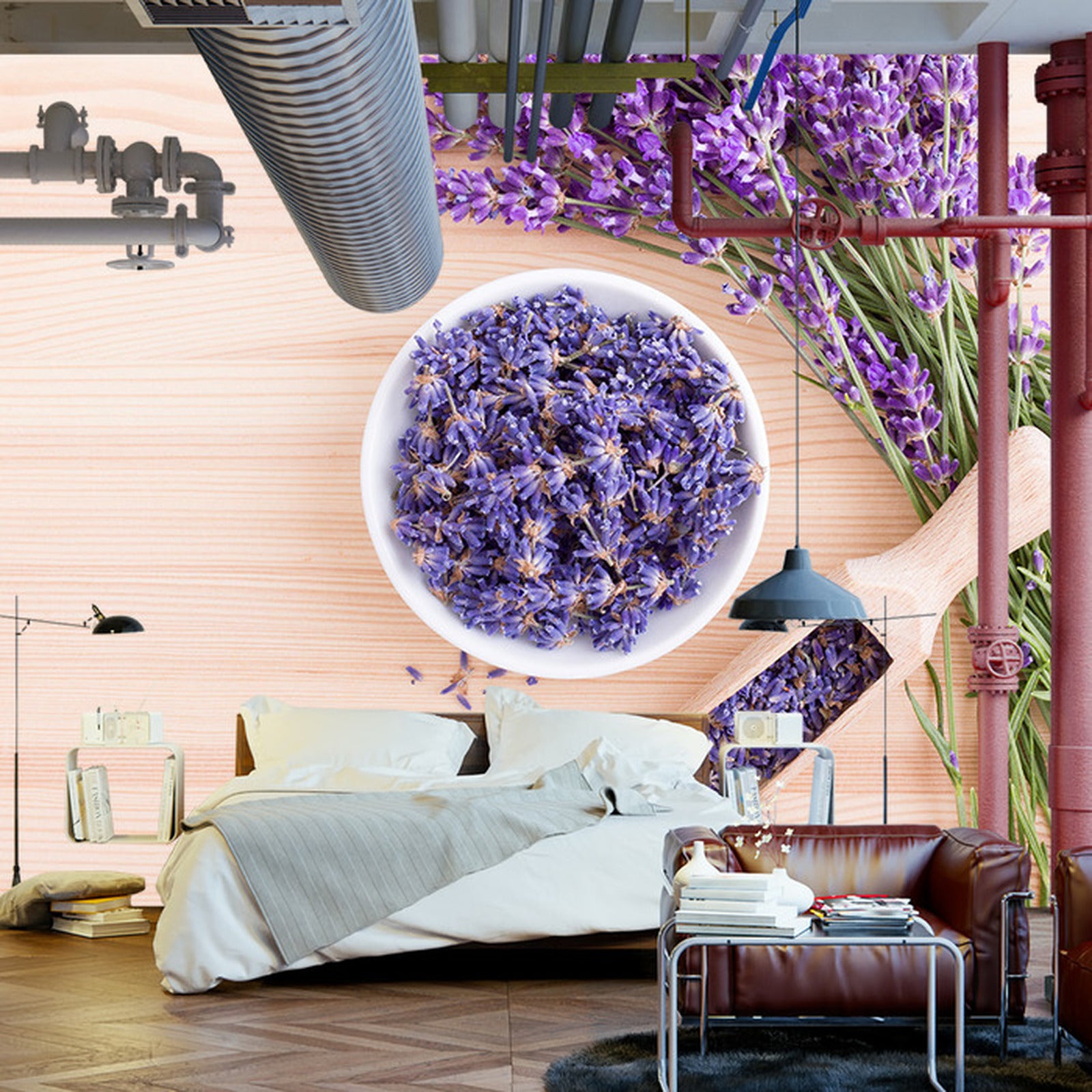 Fototapet Lavendel-blomster 7