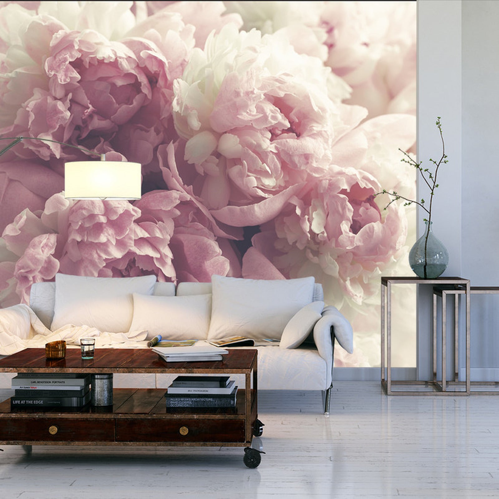 Fototapet Blomstrende Peoner