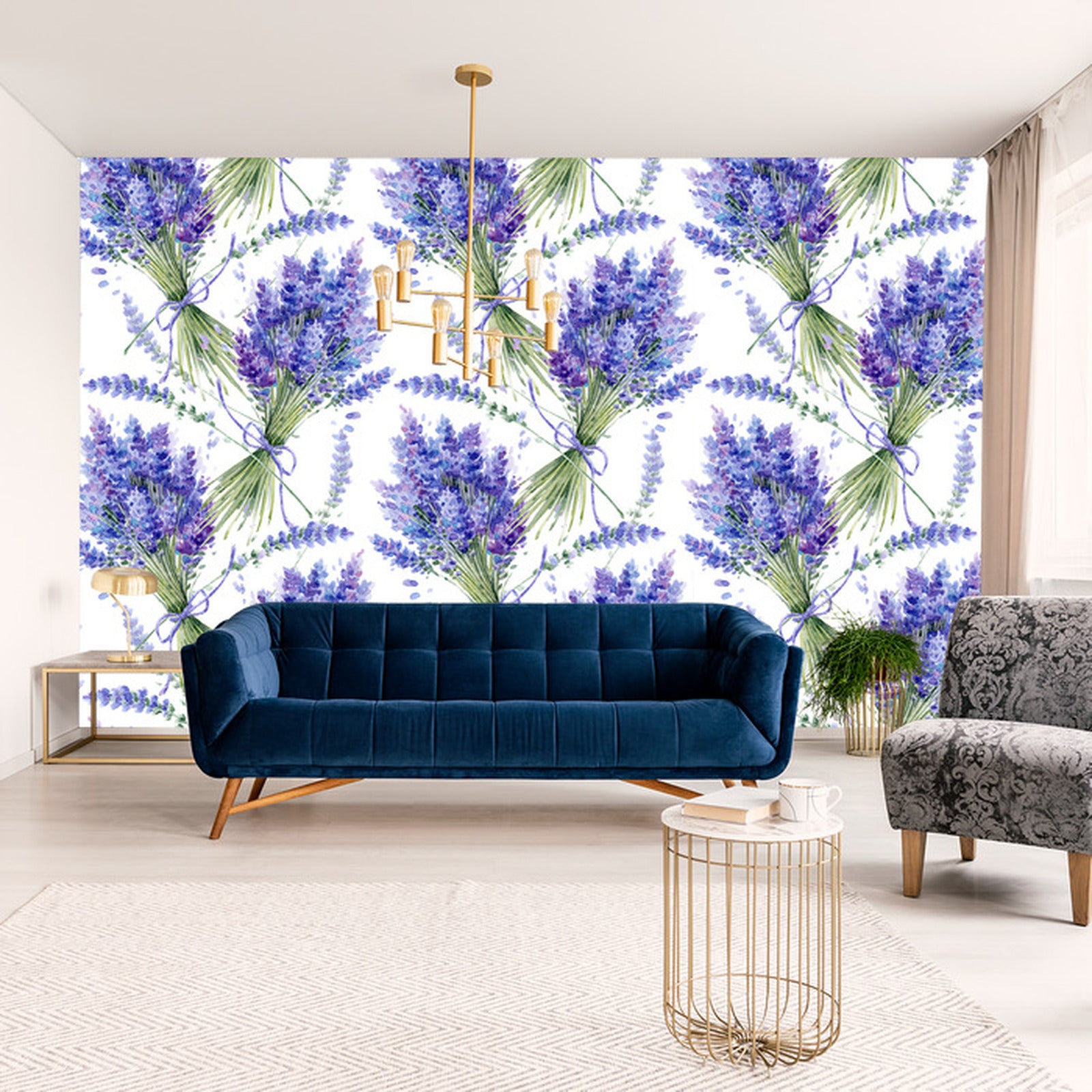 Fototapet Lavendel-bunter