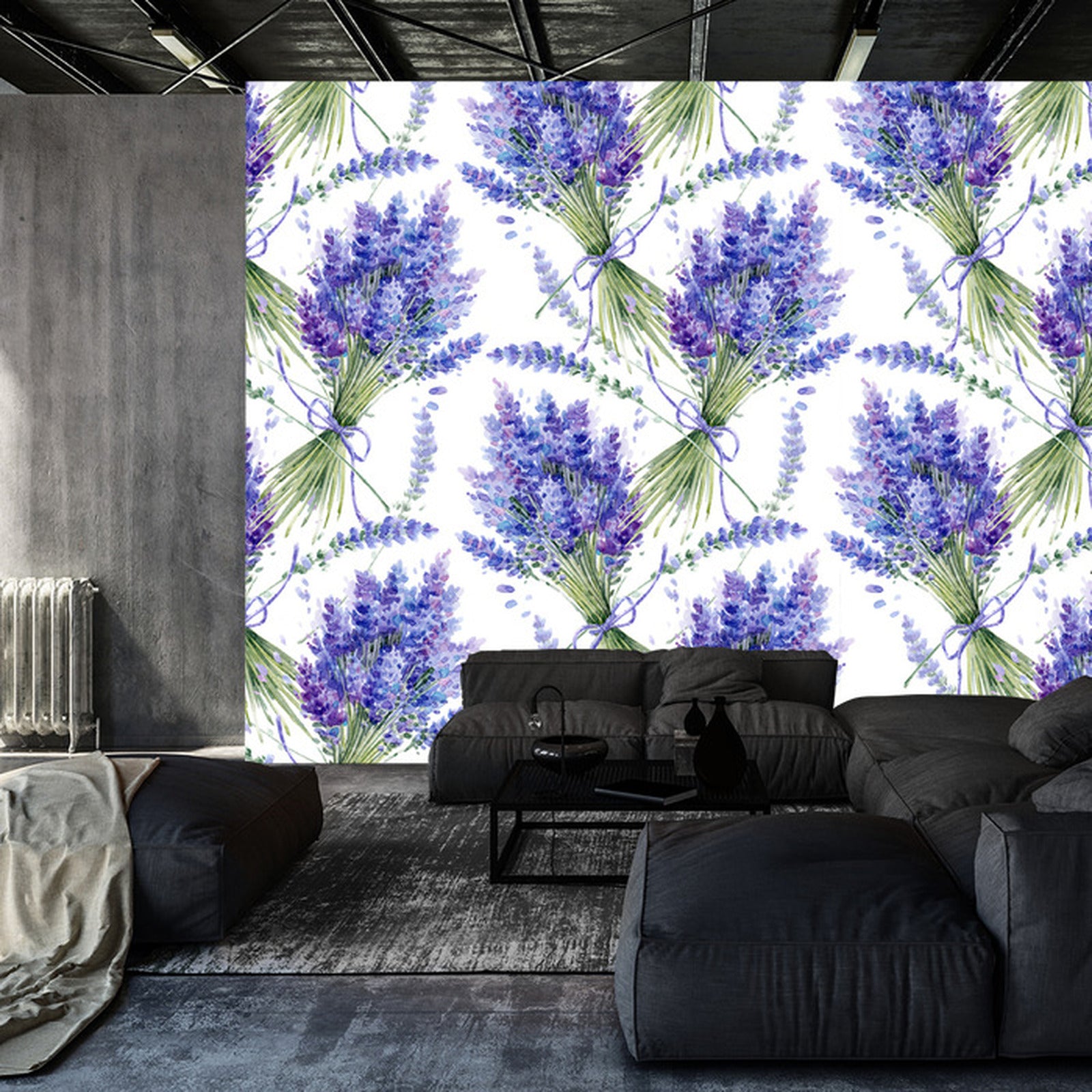 Fototapet Lavendel-bunter